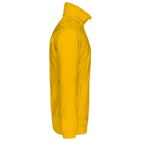 Coupe-vent doublé homme Kariban Jaune – Veste de travail zippée – vue 3