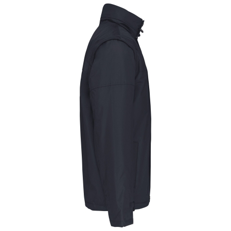 Blouson de travail manches amovibles Marine Kariban homme – vue 3