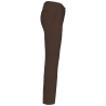 Pantalon chino homme Marron coupe slim Kariban – vue 3
