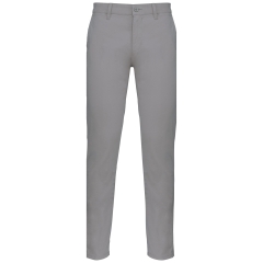Pantalon chino slim homme Gris Kariban – Coupe moderne stretch
