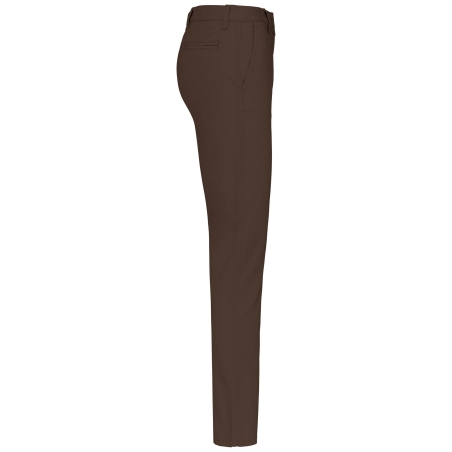 Pantalon chino slim femme Chocolate Kariban – 245 g/m² – vue 3