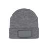 Bonnet à revers avec patch gris oxford – K-up