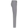 Pantalon chino femme slim gris Kariban – Coupe moderne – vue 3