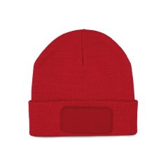 Bonnet avec patch personnalisable Rouge – K-up