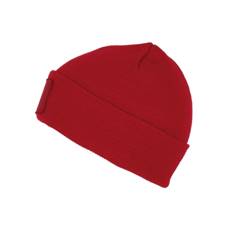 Bonnet avec patch personnalisable Rouge – K-up – vue 2