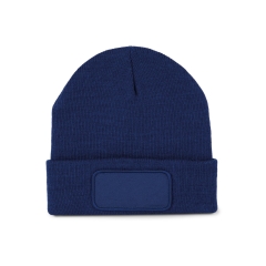 Bonnet avec patch revers bleu royal K-up – Personnalisable