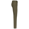 Pantalon chino femme slim vert kaki Kariban – Gamme Sailing – vue 3