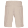 Bermuda Chino Homme Slim Beige Kariban – Personnalisable – vue 2