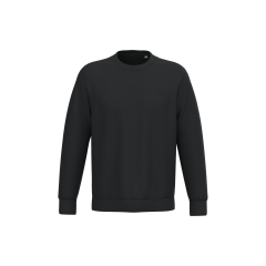 Sweat-shirt écoresponsable col rond unisexe Noir – Native Spirit