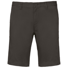 Bermuda Chino Homme Gris Coupe Slim Kariban