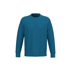Sweat-shirt écoresponsable col rond unisexe Bleu Native Spirit