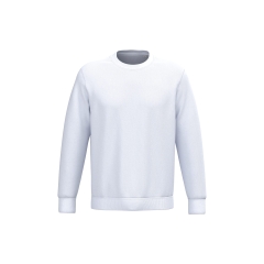 Sweat-shirt écoresponsable col rond unisexe Blanc Native Spirit