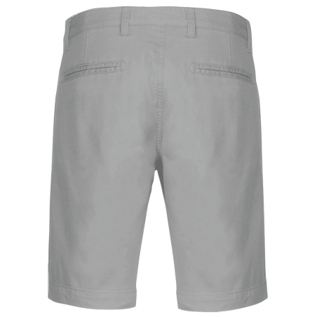 Bermuda Chino Slim Homme Gris Kariban – Coupe Moderne – vue 2
