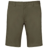 Bermuda Chino Slim Homme Kariban – Vert Light Khaki