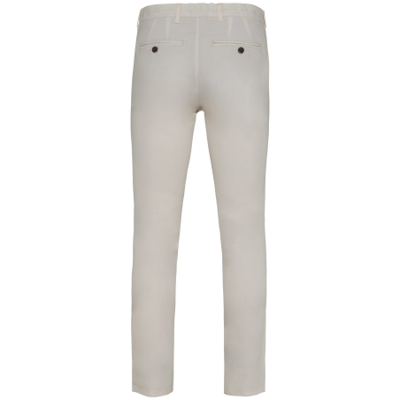 Pantalon chino slim écoresponsable homme Ivory Native Spirit – vue 2