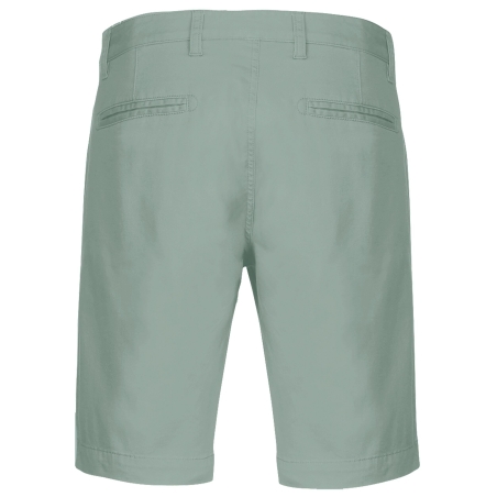 Bermuda Chino Homme Vert Sage Kariban – Coupe Slim – vue 2
