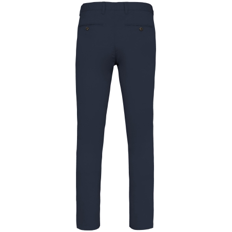 Pantalon chino écoresponsable slim homme Marine – Native Spirit – vue 2