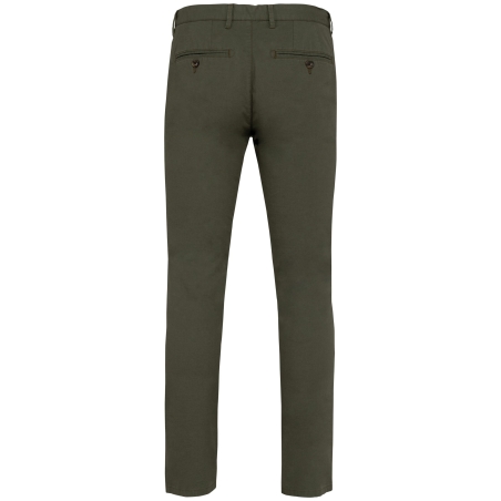 Pantalon chino slim écoresponsable homme Vert Khaki Native Spirit – vue 2