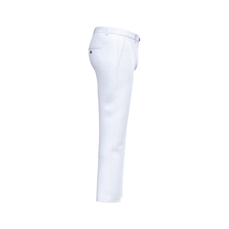 Pantalon chino slim écoresponsable homme Blanc – Native Spirit – vue 3