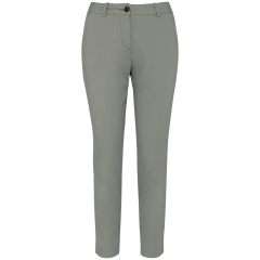 Pantalon chino 7/8 écoresponsable femme Vert Almond Green Native Spirit