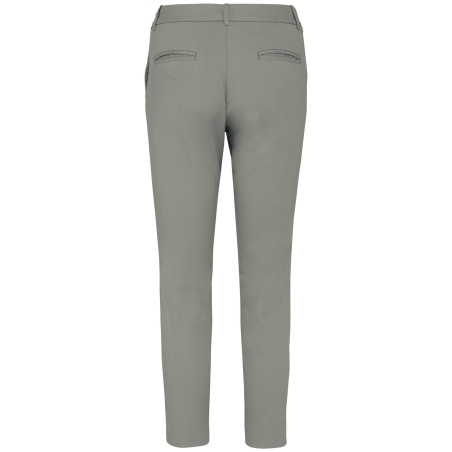 Pantalon chino 7/8 écoresponsable femme Vert Almond Green Native Spirit – vue 2