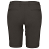 Bermuda Chino Femme Slim Gris Kariban – Short de Travail – vue 2