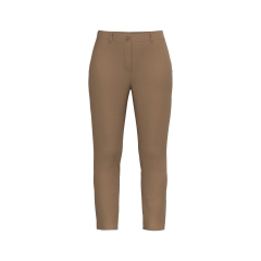 Pantalon chino 7/8 écoresponsable femme Marron Native Spirit