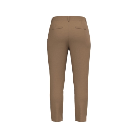 Pantalon chino 7/8 écoresponsable femme Marron Native Spirit – vue 2