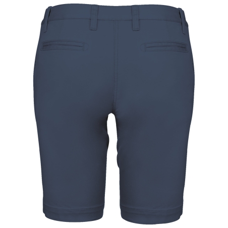 Bermuda chino femme Deep Blue Kariban – Coupe slim – vue 2