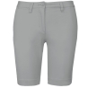 Bermuda Chino Femme Slim Gris Kariban – Coton Stretch
