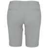 Bermuda Chino Femme Slim Gris Kariban – Coton Stretch – vue 2