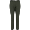 Pantalon chino 7/8 écoresponsable femme Vert Kaki Native Spirit