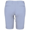 Bermuda Chino Femme Slim Bleu Kentucky Blue Kariban – vue 2