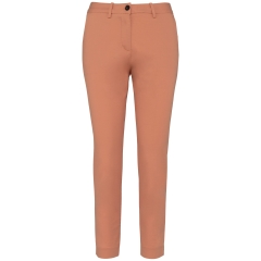 Pantalon chino 7/8 écoresponsable femme Orange Native Spirit