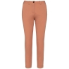 Pantalon chino 7/8 écoresponsable femme Orange Native Spirit