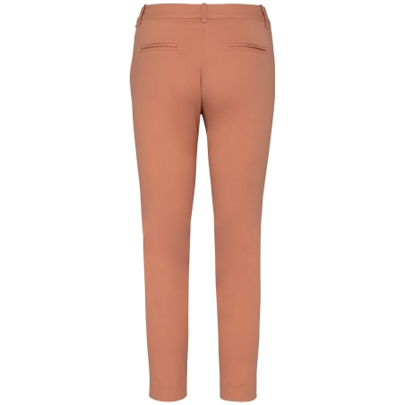 Pantalon chino 7/8 écoresponsable femme Orange Native Spirit – vue 2