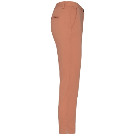 Pantalon chino 7/8 écoresponsable femme Orange Native Spirit – vue 3