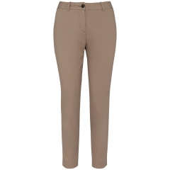 Pantalon chino 7/8 écoresponsable femme Beige – Native Spirit