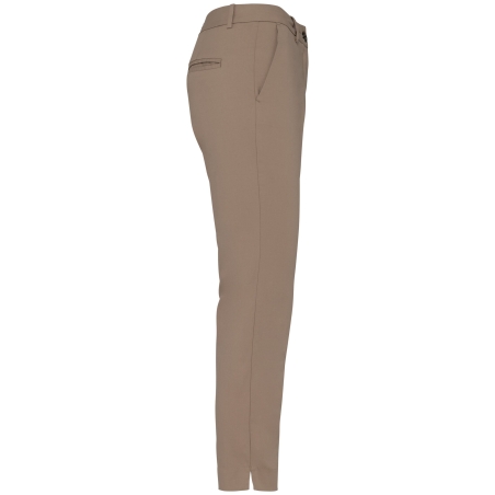 Pantalon chino 7/8 écoresponsable femme Beige – Native Spirit – vue 3