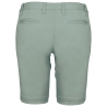 Bermuda Chino Femme Slim Vert Sauge Kariban – vue 2