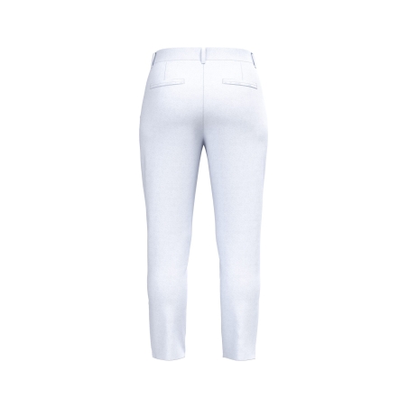 Pantalon chino 7/8 écoresponsable femme Blanc Native Spirit – vue 2