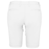 Bermuda Chino Femme Slim Blanc Kariban – Coupe Moderne – vue 2