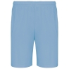 Short de sport PROACT® Ciel – Polyester léger 140 g/m²