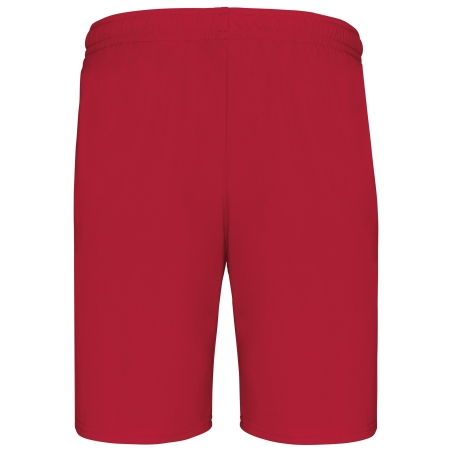 Short de sport Rouge Sporty Red PROACT® – 140 g/m² – vue 2