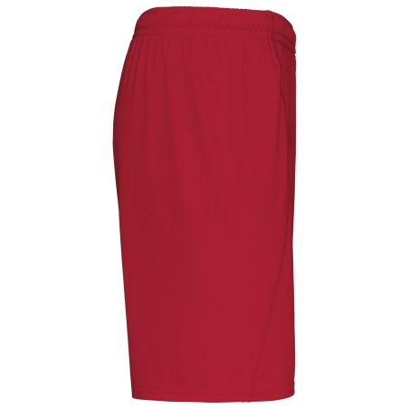 Short de sport Rouge Sporty Red PROACT® – 140 g/m² – vue 3