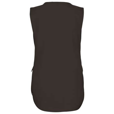 Tunique de travail femme Kariban coloris Marron – 65/35 – vue 2