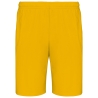 Short de sport PROACT® Jaune (Sporty Yellow) – 140 g/m²