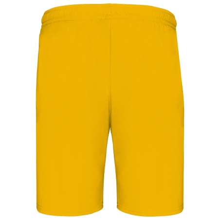 Short de sport PROACT® Jaune (Sporty Yellow) – 140 g/m² – vue 2