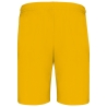 Short de sport PROACT® Jaune (Sporty Yellow) – 140 g/m² – vue 2