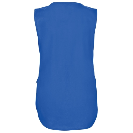 Tunique femme Bleu Royal Clair Kariban – Tablier pro – vue 2